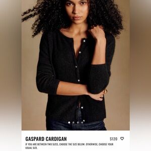 Sezane Gaspard Cardigan Noir. - Size S